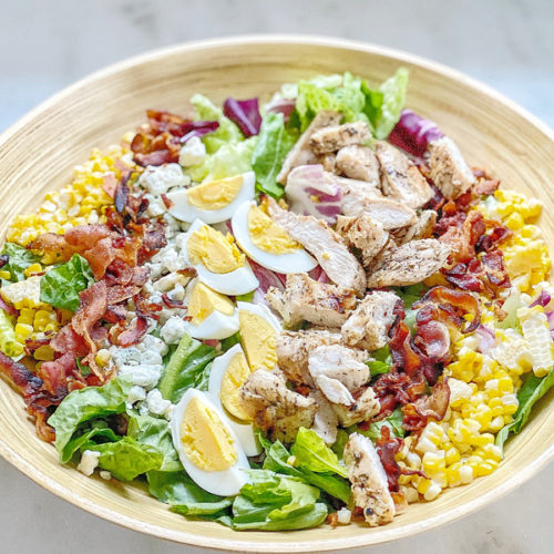 The Perfect Cobb Salad Dinner - The Petite Foodie